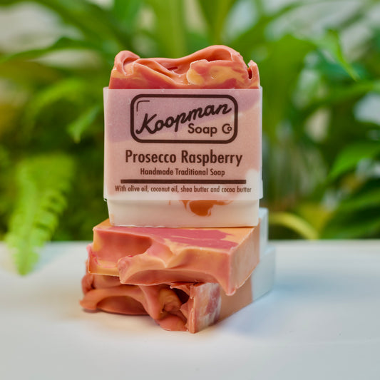 Prosecco Raspberry Handmade Soap