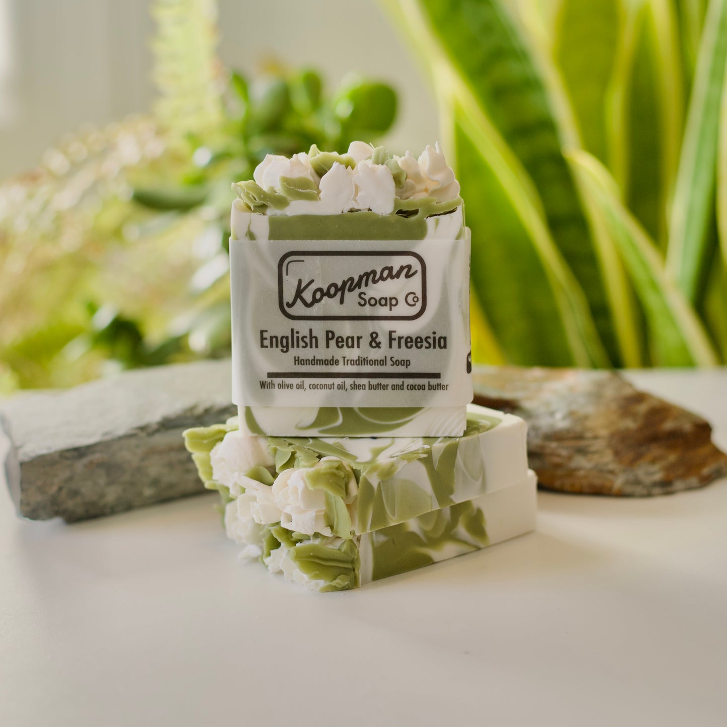 English Pear & Freesia Handmade Soap